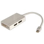 Lindy 41049 Câble adaptateur Mini-DP vers HDMI & DVI-D & DP