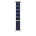 Apple 49mm Navy Alpine Loop Natural Titan - Small