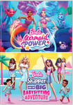 Barbie: Mermaid Power + Skipper And The Big Babysitting Adventure DVD