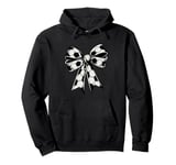 Cute Coquette Bow Soccer Ball Mom Life Game Day Soccer Lover Pullover Hoodie