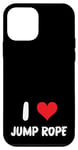 Coque pour iPhone 12 mini I Love Jump Rope - Cœur - Jumping Jumping