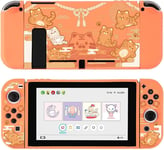 Soft Tpu Protective Case Slim Cover Case Compatible Avec Nintendo Switch Et Joy Con - Absorption Des Chocs Et Anti-Rayures - Tigre