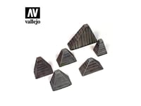 Vallejo Diorama Bases SC219 Höckerhindernis 'Dragon's Teeth' WWII 1/35 - Non