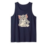 Tom & Jerry Tom Angry Pose Tank Top