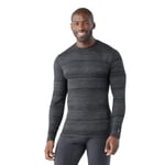 Smartwool Men's Classic Thermal Merino Base Layer Crew, BLACK COLOR SHIFT, Medium