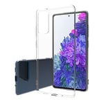 Fyxkljv Stylish Transparent Design, Thin Anti-Fingerprint Coating for Easy Cleaning of Smartphone Case, Suitable for Samsung S20FE