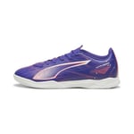 PUMA Mixte Ultra 5 Play IT Soccer Shoe, Lapis Lazuli White-Sunset Glow, 38.5 EU