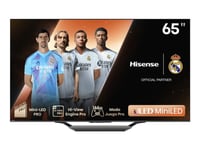 Hisense 65U7nq - 65" Diagonal Klass U7nq Series Led-Bakgrundsbelyst Lcd-Tv - Uled Mini Led - Smart Tv - Vidaa - 4K Uhd (2160P) 3840 X 2160 - Hdr - Mini-Led, Quantum Dot - Svart, Mörkgrå