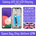 Samsung Galaxy A22 5G A226 Replacement LCD Display Screen Touch Digitizer +Frame