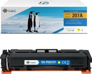 G&G Toner G&G-Kompatibel Toner Med Hp W2212a, Nt-Ph2212y, Hp 207A, Gul, 1250S