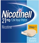 Nicotinell Nicotine Patch Stop Smoking Aid Step 1, 21 Mg 24 Hour 21 Patches