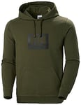 Helly Hansen Mens HH Box Hoodie, Utility Green, S