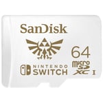 SanDisk MicroSDXC minneskort till Nintendo Switch 64 GB