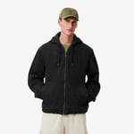 Lacoste Blouson court doublé sherpa Taille 44 - XS Noir