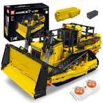 Mould King Technik Bulldozer, avec Jouet de Construction télécommandé, kit de Camion RC 2,4 GHz, véhicules Techniques motorisés (1508 pièces)