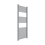 ERCOS sèche-serviettes Radiateur de salle de bains Taille 500x1200 MM Couleur Gris Titane, raccords 1/2" Livré avec kit de montage