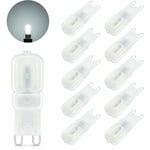 Ampoule led G9, 3W Equivalent 30W Halogène Lampe, Blanc Froid 6000K, 300LM, Mini led G9 Lampe Sans Scintillement, Non Dimmable, Angle du faisceau