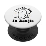 I Put The Boo in Boujie, drôle et effrayant pour Halloween PopSockets PopGrip Adhésif