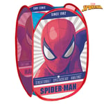 New SPIDER-MAN Pop Up Mesh Hamper Laundry Basket Bag Bin Tidy Storage Toy Kids