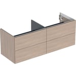 Geberit ONE 505.266.00.5 Kommode med 4 skuffer, 135 x 47 cm Eik