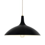 GUBI-1965 Loftslampe, Messing/ Sort