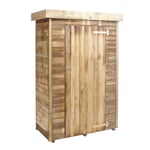 Armoire de jardin bois theo - 0,7 m²