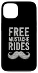 Coque pour iPhone 13 Free Moustache Rides Moustache Face Sitting