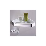 Tagère murale d'angle de salle de bain douche et bain avec raclette de douche intégrée - DK719 - Couleur au choix Chrome - Bernstein