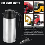 24V Electric Car Kettle Travel Camping Caravan Boiling Water Socket Tea Coffee