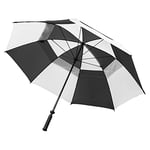 LONGRIDGE - Coupe-vent de luxe - Parapluie de golf noir/blanc