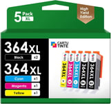 364Xl Cartouches D'Encre Compatible Pour Hp 364 Xl Remplacement Pour Cartouche Encre Hp 364 Per Photosmart 5520 5510 6510 6520 7510 7520 Per Deskjet 3070A 3520 Per Officejet 4610 4[DYJ072899]