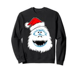 Funny Xmas Abominable Snowman Bigfoot Yeti Retro Christmas Sweatshirt