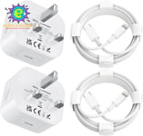 For Iphone USB C Fast Charger Plug and Cable [Mfi Certified] 2Pack 20W Power Ada