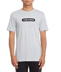 Volcom T-Shirt New Euro BSC SS pour Homme. XS Gris