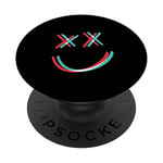 Awesome Happy Mr Smile Cool Fun Face Gift For Boys And Girls PopSockets Adhesive PopGrip