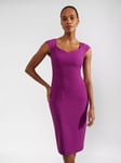 Hobbs Lillia Shift Dress, Magenta Purple