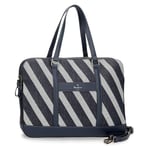 Pepe Jeans Celine Sac pour Ordinateur Portable 15,6" Bleu 41 x 30 x 14 cm Polyester avec détails en Cuir synthétique by Joumma Bags, Bleu, Sac pour Ordinateur Portable