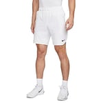 NIKE Men's Nikecourt Dri-fit Advantage Shorts, White/Black, XXL