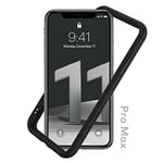 RhinoShield Coque CrashGuard NX Compatible avec [iPhone 11 Pro Max] - Personnalisable - Noir