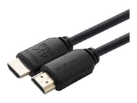 Microconnect - Hög Hastighet - Hdmi-Kabel Med Ethernet - Hdmi Hane Till Hdmi Hane - 4 M - Trippelskärmad - Svart - Inomhus, Dolby Dts-Hd Master Audio-Support, Dolby Truehd-Support, 4K60 Hz (4096 X 2160) Stöd