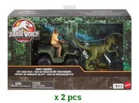 BK413	lot de 2 pcs : Mattel Jurassic World Legay Collection Coffret de jeu ATV C