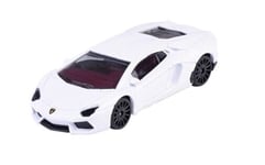 Majorette 212053051 - Voitures De Rue - Lamborghini Aventador - Blanc - Neuf