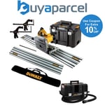 Dewalt DWS520KR 240v Plunge Saw Kit 2x 1.5m Guide Rails + Bag + Clamps + DCV586M