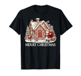 Merry Christmas Gingerbread House Baking Party Family Xmas T-Shirt