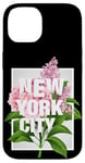 iPhone 14 Cool Floral New York City Graphic Design, New York City Case