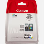 Canon Original 3713c006 Pg-560/cl-561 Ink Multipack (180 Pages)