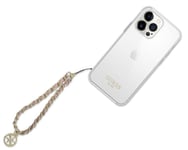 Guess Phone Strap Chain Charms Gold