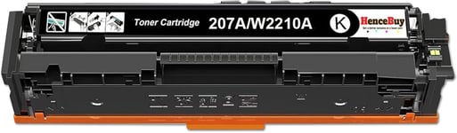 avec Puce 207A W2210A Toner Noir Cartouche de Toner pour HP 207X W2210X Compatible pour Cartouche Encre HP Color Laserjet Pro MFP M283fdw M283fdn M255dw M255nw M282nw Imprimante (Noir)