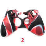 2-1 kpl Silicon Games Controllers Cover Langaton ohjain XBOX 360 silikonikumista suojaavalle iholle Shell Case 360 ​​ohjaimelle