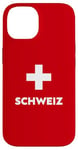 iPhone 14 Switzerland Flag Suisse Swiss Schweiz White Red Case